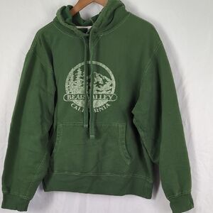 VINTAGE Old Navy Bear Valley Camp Hoodie Green Medium
